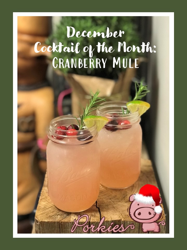 December Cocktail of the Month: Cranberry Mule Holiday Cocktail